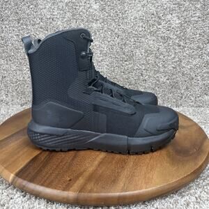 Under Armour Charged Valsetz Men’s Size 6.5 Zip Boots Tactical Black NEW Shoes